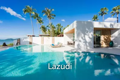 3-Bed Beachfront Villa on Samui's West Coast