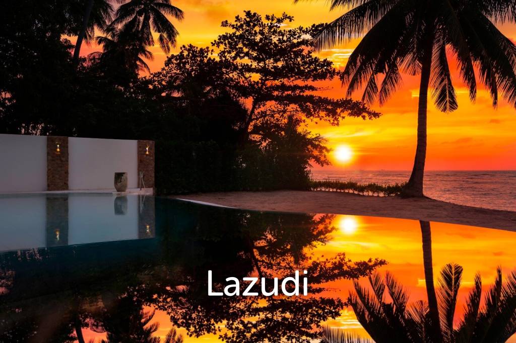 3-Bed Beachfront Villa on Samui's West Coast