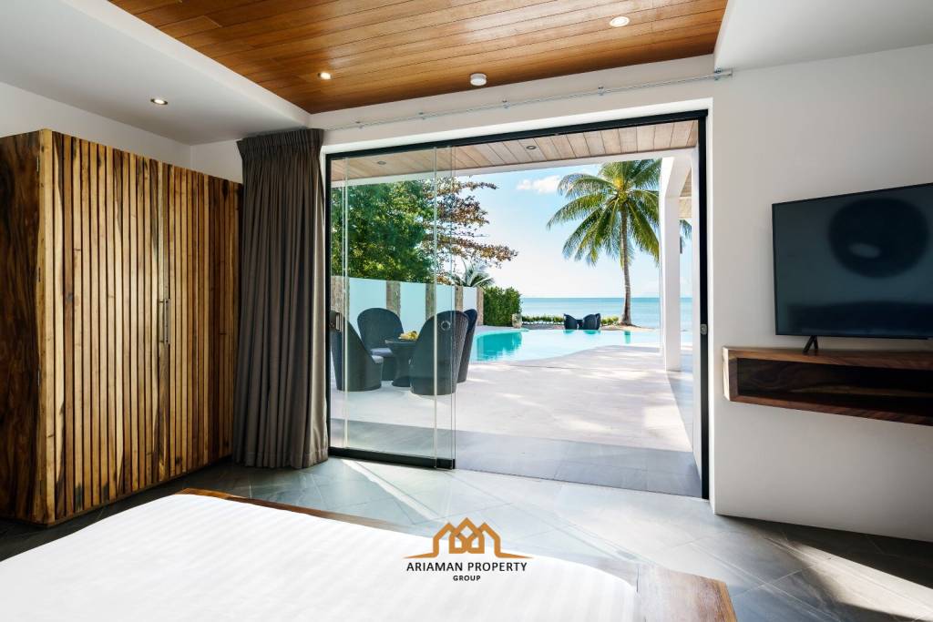 3-Bed Beachfront Villa on Samui's West Coast