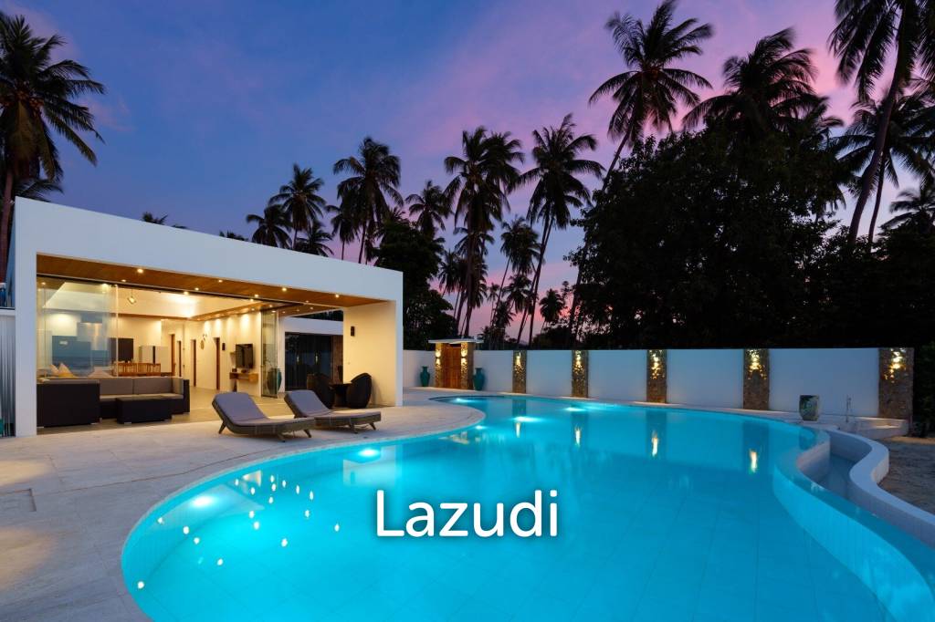 3-Bed Beachfront Villa on Samui's West Coast