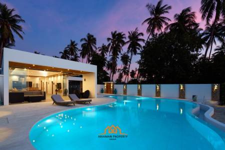 3-Bed Beachfront Villa on Samui's West Coast