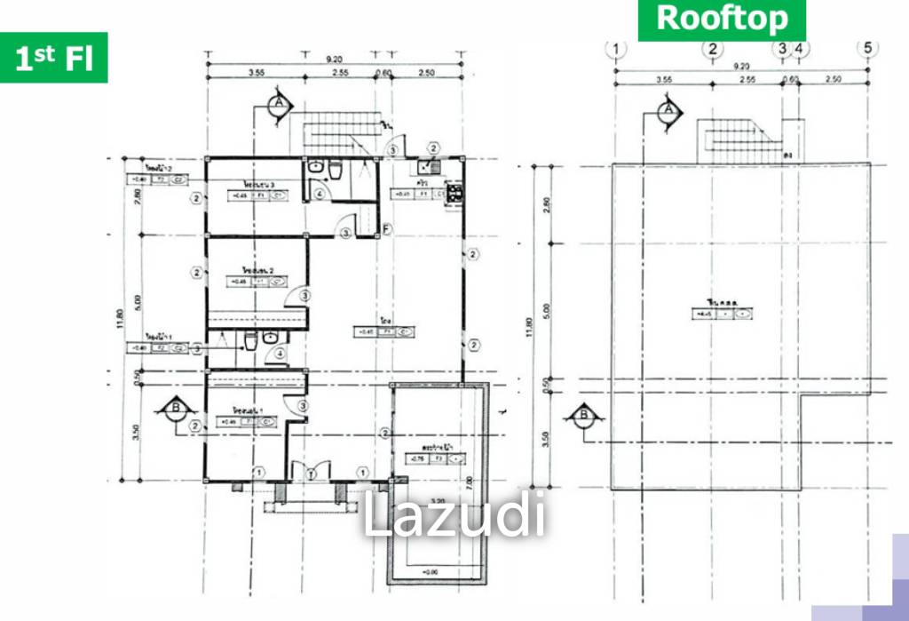 3 Bed 2 Bath 104.50 SQ.M Tnergy Elegance Huahin