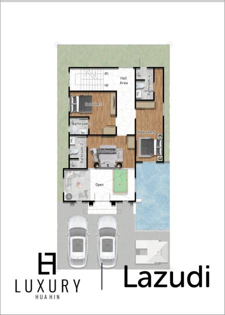 220 平方米 4 床 5 洗澡 别墅 对于 销售