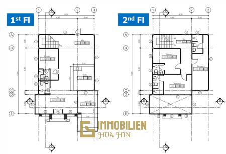 4 Bed 5 Bath 170.68 SQ.M Tnergy Elegance Huahin