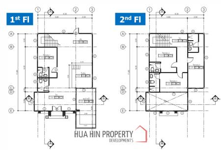 4 Bed 5 Bath 170.68 SQ.M Tnergy Elegance Huahin