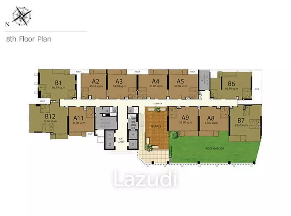 1 Bed 1 Bath 52 SQ.M The Address Sukhumvit 28