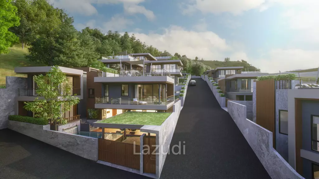 4 Bed 4 Bath 530 SQ.M Hightone Seaview Villas + Garden