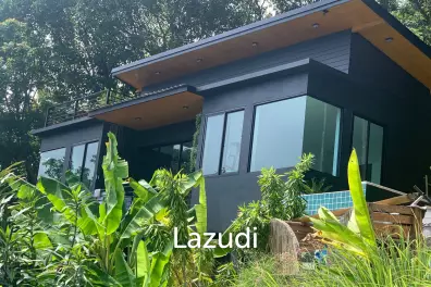 Contemporary 3-Bedroom Villa with Dual Living Spaces and Samui Sea View
