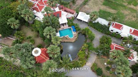 Luxury 7 Bed  4 Rai land at Pak Nam Pran