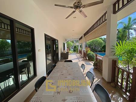 3 Bed 2 Bath Pool Villa For Sale with Tropical Garden in Hinlekfai