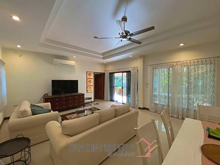 3 Bed 2 Bath Pool Villa For Sale with Tropical Garden in Hinlekfai