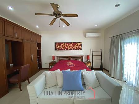 3 Bed 2 Bath Pool Villa For Sale with Tropical Garden in Hinlekfai