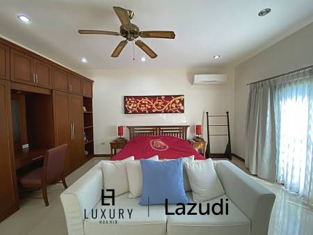 3 Bed 2 Bath Pool Villa For Sale with Tropical Garden in Hinlekfai