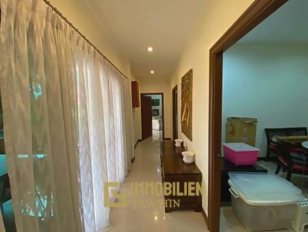 3 Bed 2 Bath Pool Villa For Sale with Tropical Garden in Hinlekfai