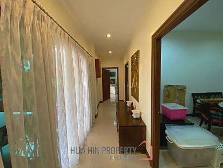 3 Bed 2 Bath Pool Villa For Sale with Tropical Garden in Hinlekfai
