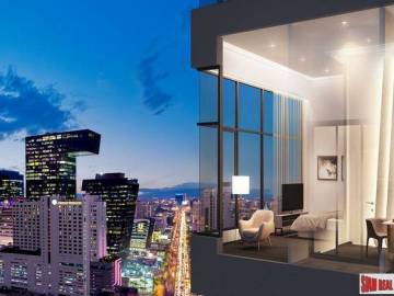KnightsBridge Space Rama 9 | Nearing Completion 1 Bed Fully Furnished Loft Unit on the 18th Floor at Rama 9