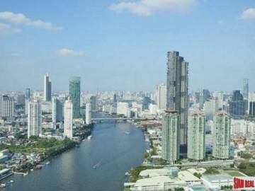 Menam Residence | Fantastic River & City Views from this 48th Floor Three Bedroom Condo for Sale