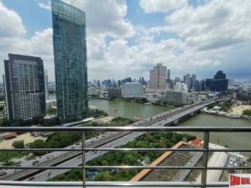 Baan Sathorn Chaophraya | Exceptional River Views from this Two Bedroom Condo for Sale in Saphan Taksin