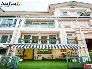Crystal Ville | Stunning Hi-End Furnished Townhome in Lad Phrao