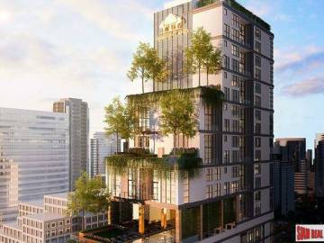 The Loft Asoke | Exceptional 35th Floor City Views from this Two Bedroom Loft Style Condo at Asoke