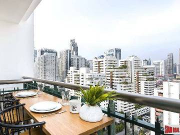 Wind Sukhumvit 23 | Two Bed Asoke Corner Quality Condo on High Floor with City Views