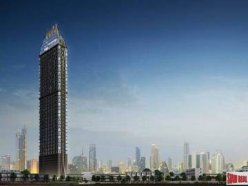 Park Origin Chula Samyan | Unique Corner Two Bedroom Loft-Style Condo for Sale in Siam Area of Bangkok