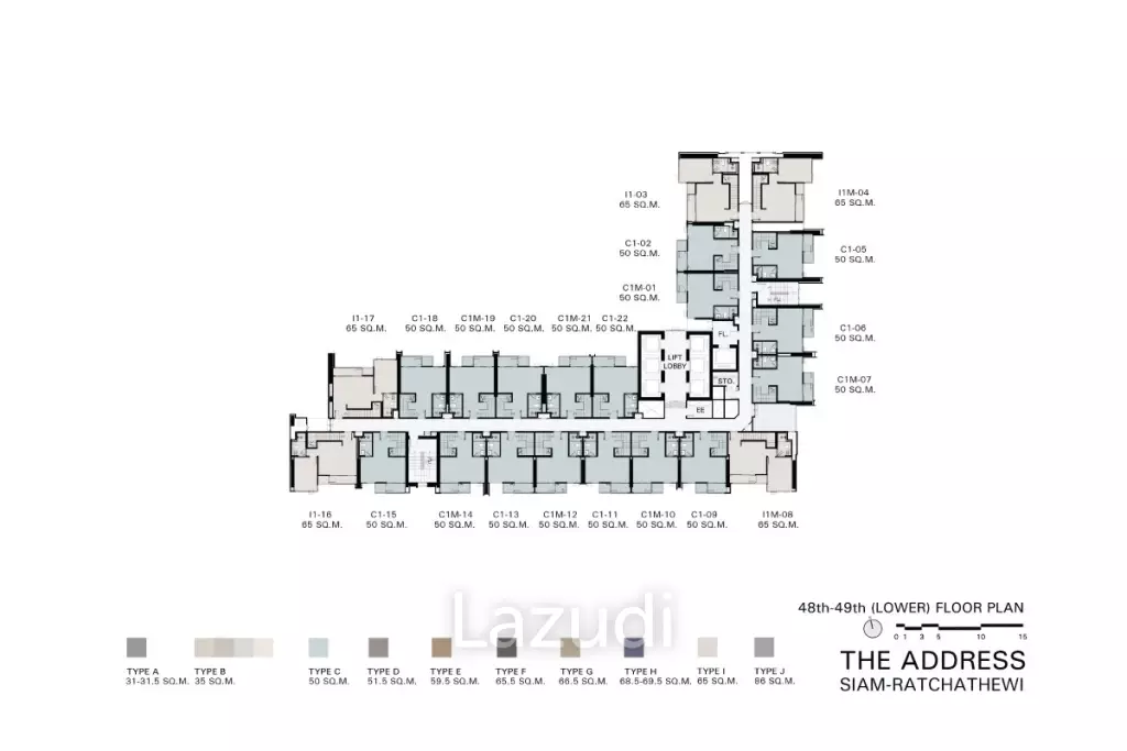 2Bed 2Bath 73 SQ.M The Address Siam-Ratchathewi