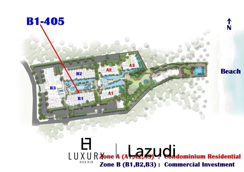 Кондоминиум 28 кв.м. 1 Кровать 1 Ванна