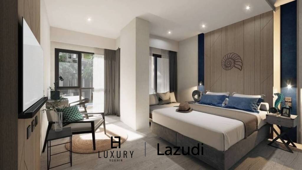 Кондоминиум 27 кв.м. 1 Кровать 1 Ванна