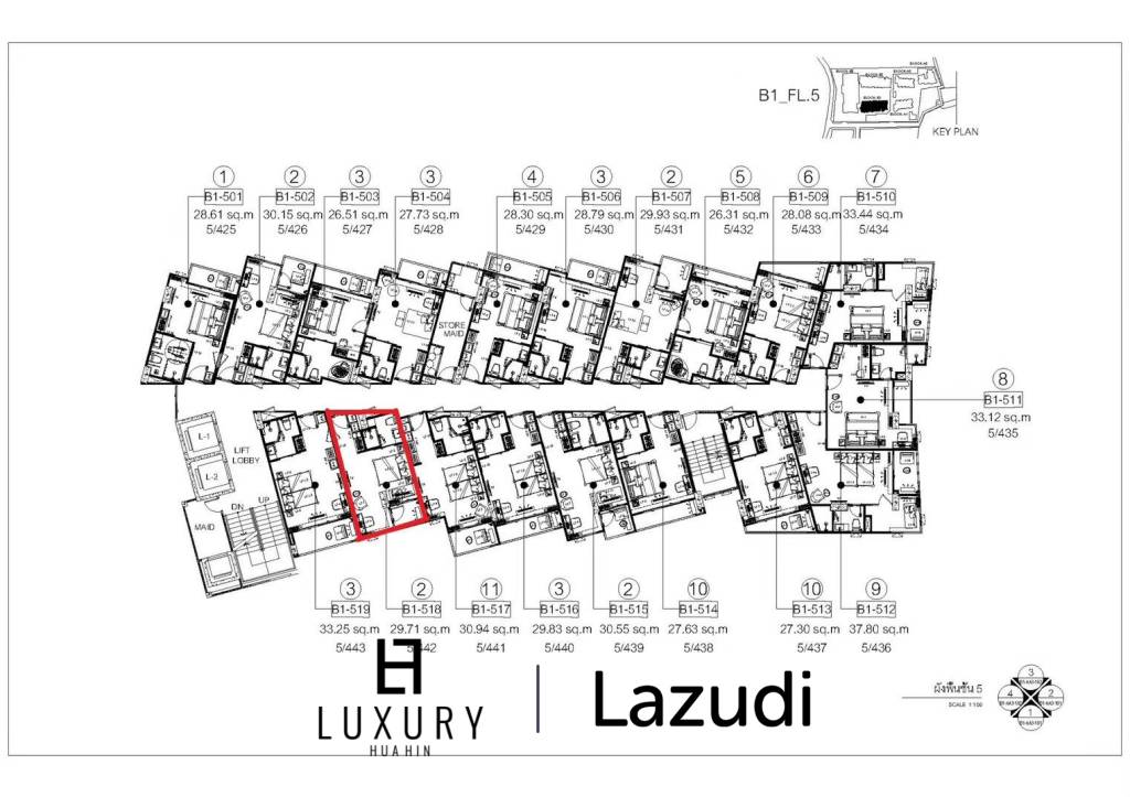 29 metro cuadrado 1 ` 1 Baño Condominio de Venta