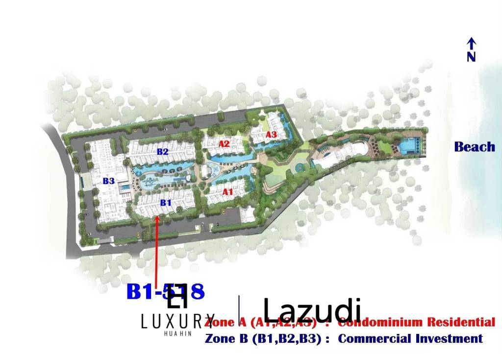 29 metro cuadrado 1 ` 1 Baño Condominio de Venta