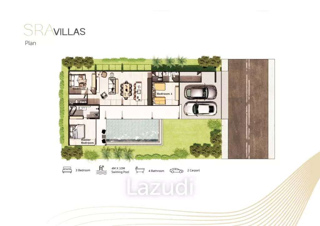 3 Bed 4 Bath 204 SQ.M SRA Villas