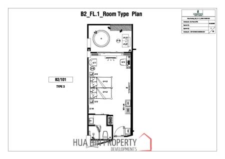 1 Bed 1 Bath 38.99 SQ.M. CARAPACE Huahin-Khaotao