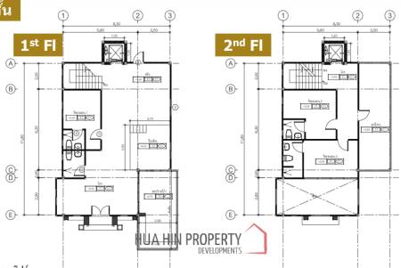 6 Bed 7 Bath 279.42 SQ.M Tnergy Elegance Huahin