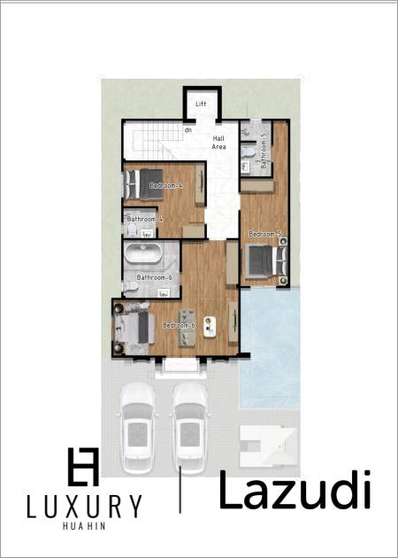 279 平方米 6 床 7 洗澡 别墅 对于 销售