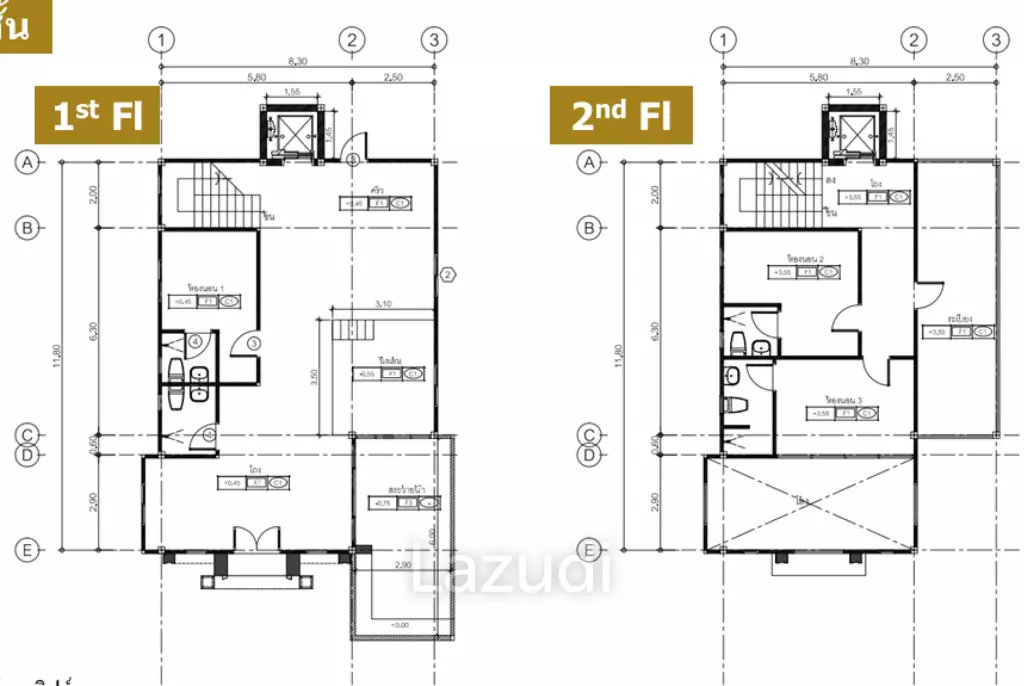 6 Bed 7 Bath 279.42 SQ.M Tnergy Elegance Huahin