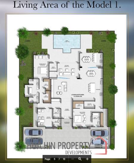 2 Bed 3 Bath 225.53 SQ.M Rosewood Hill Residence