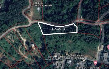 Seaview 3,200 SQ.M. Land For Sale In Layan