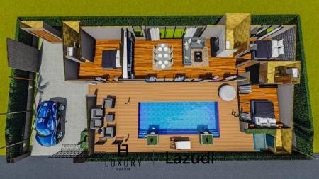 3 Bed 4 Bath 400 SQ.M Coco Beach Villa Phase 2