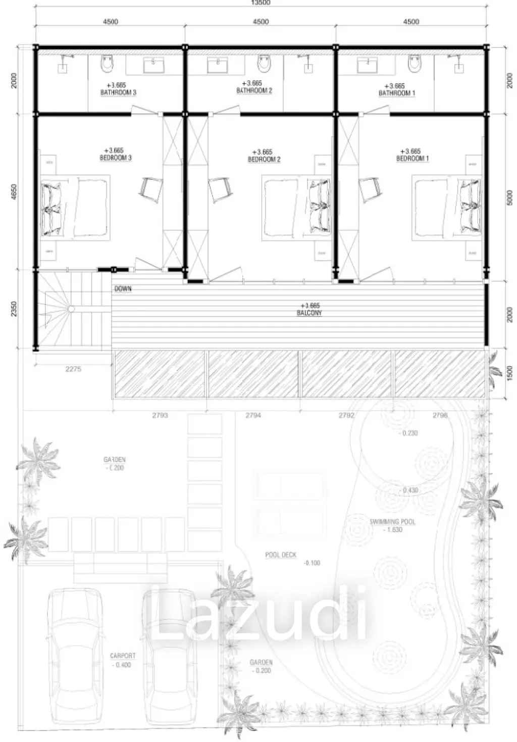 4 Bed 4 Bath 358.15 SQ.M Aquamarine I