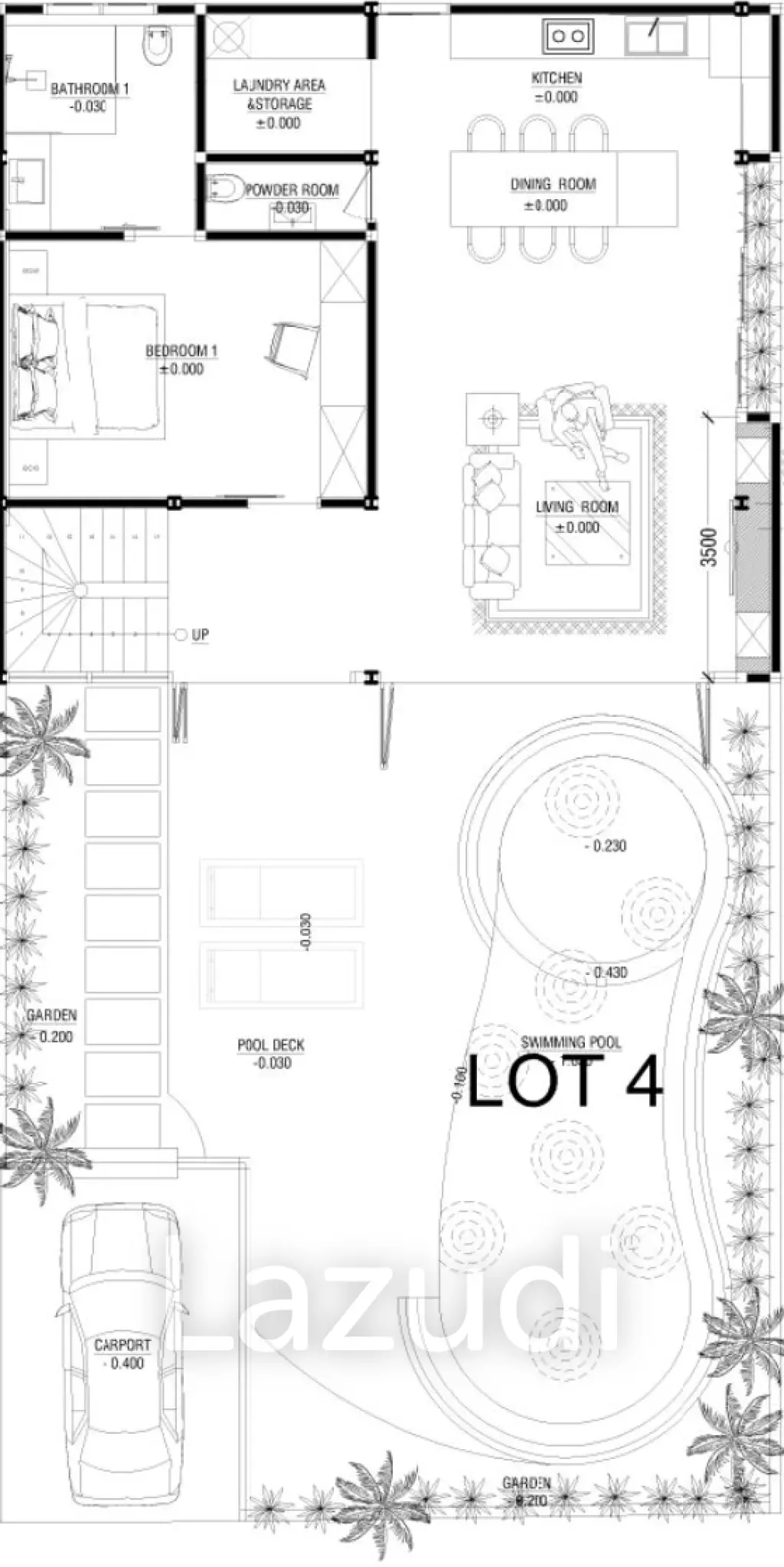 3 Bed 3 Bath 263.30 SQ.M Aquamarine I
