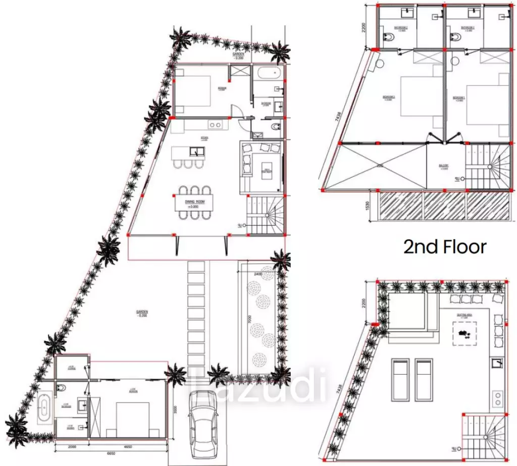 3 Bed 3 Bath 269.76 SQ.M Aquamarine I