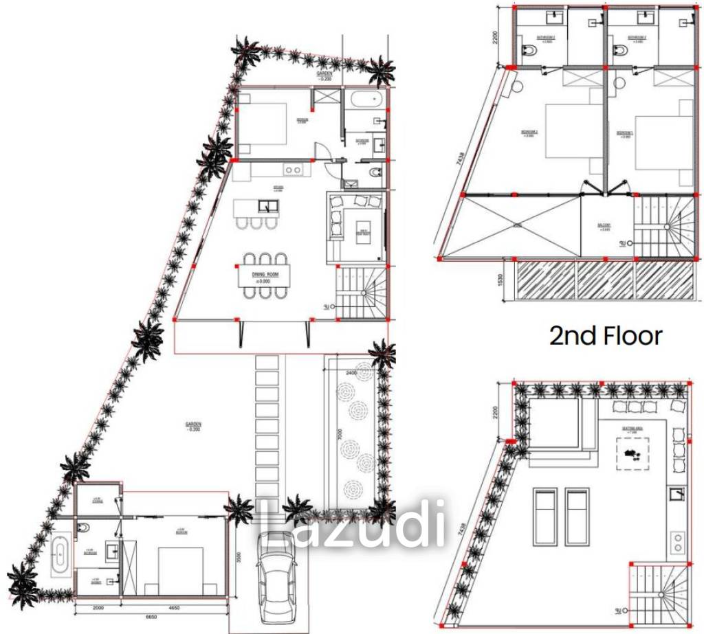 3 Bed 3 Bath 269.76 SQ.M Aquamarine I