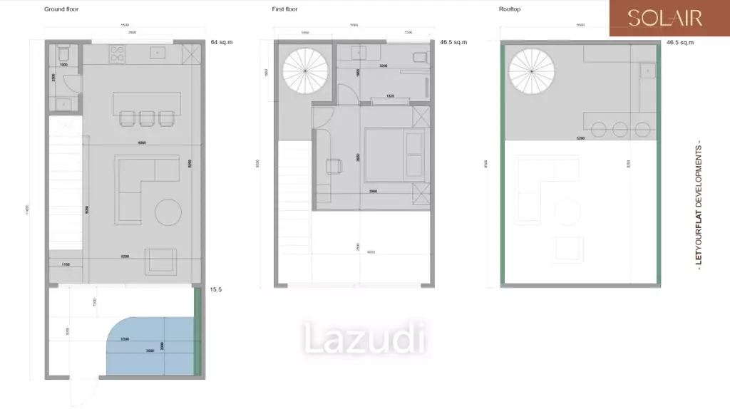 1 Bed investment loft in desirable Pererenan: SOLAIR