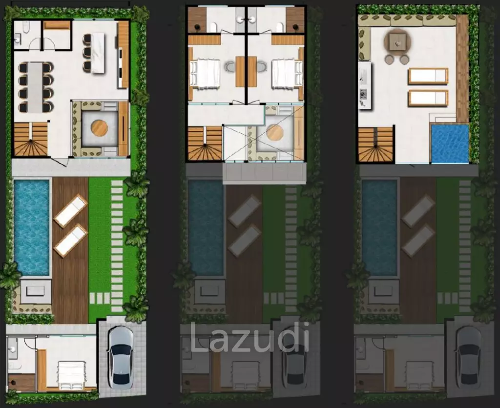 3 Bed 3 Bath 274.43 SQ.M Aquamarine III