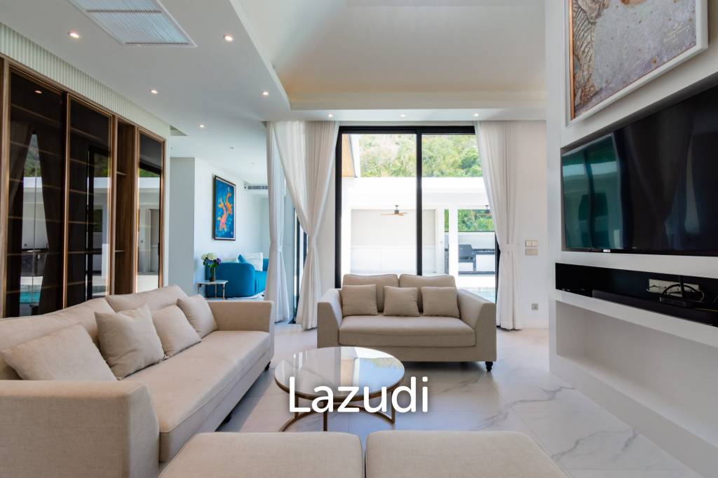 HILLSIDE HAMLET 8  : 3 bed pool villa with mountain views