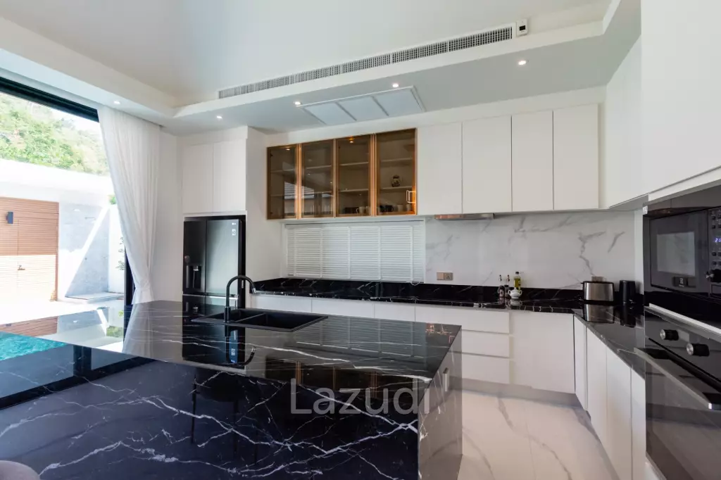 HILLSIDE HAMLET 8  : 3 bed pool villa with mountain views