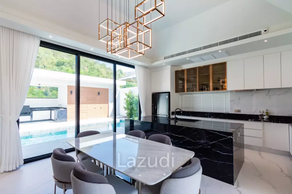 HILLSIDE HAMLET 8  : 3 bed pool villa with mountain views