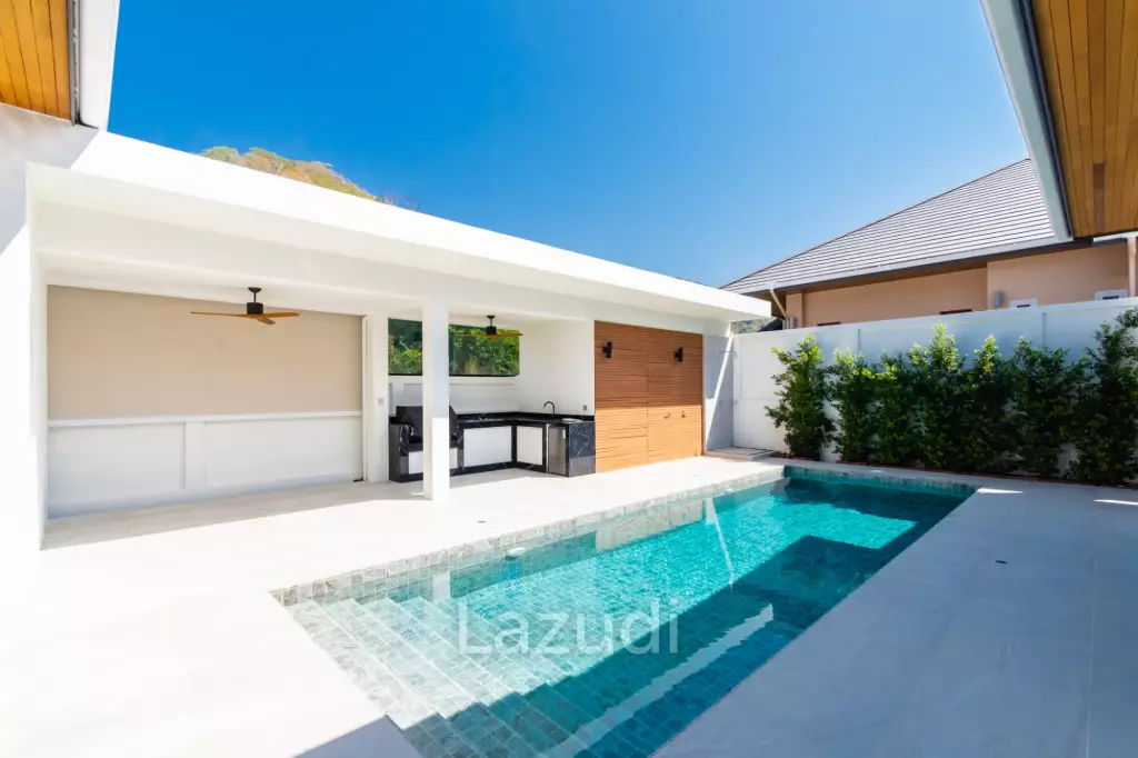 HILLSIDE HAMLET 8  : 3 bed pool villa with mountain views