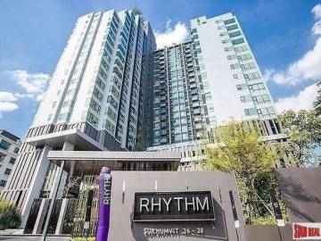 Rhythm Sukhumvit 36 - 38 | Nicely Decorated Cozy Studio Condo Close to BTS Thong Lo